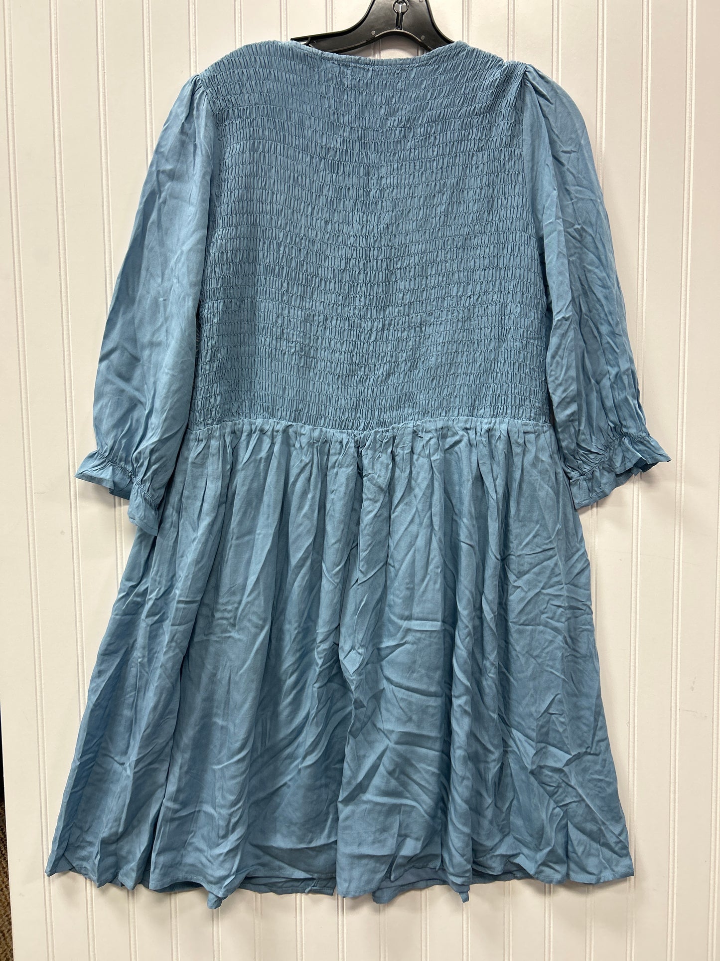 Dress Casual Midi By Cmc In Blue, Size:S