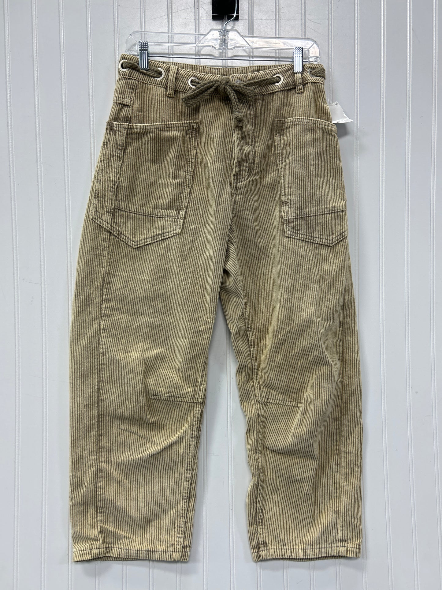 Pants Corduroy By Aaron & Amber In Tan, Size:S