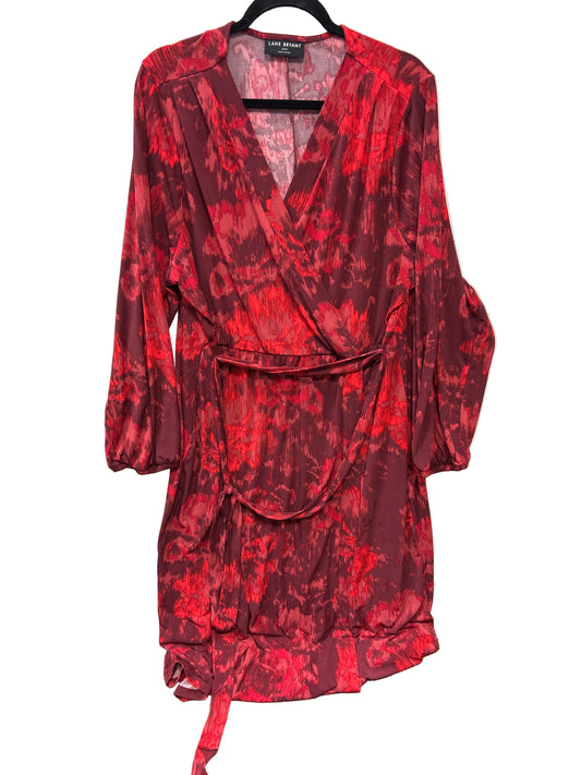 Dress Casual Maxi By Lane Bryant In Red, Size:3X