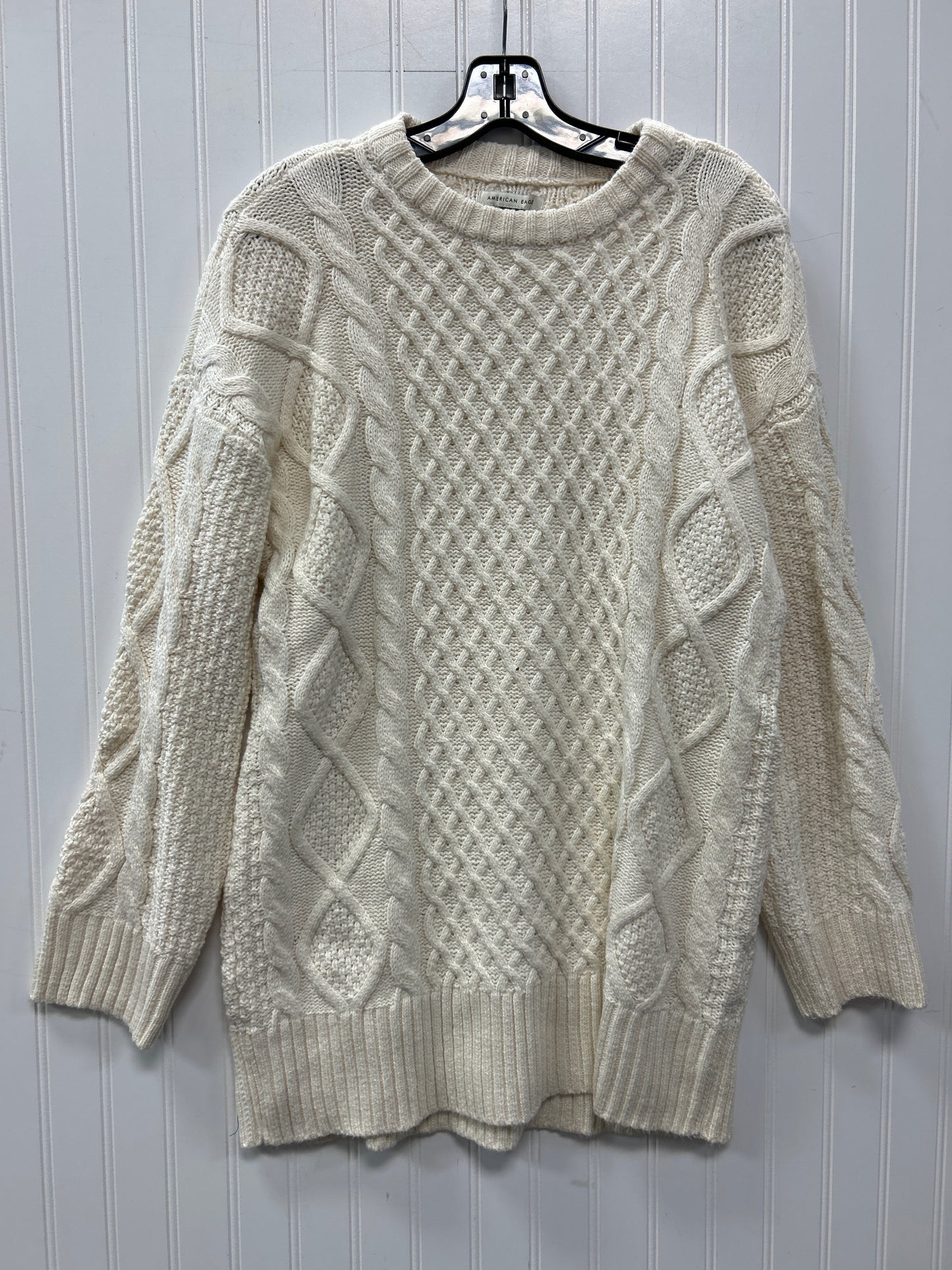 Sweater By American Eagle In Cream, Size:Xs
