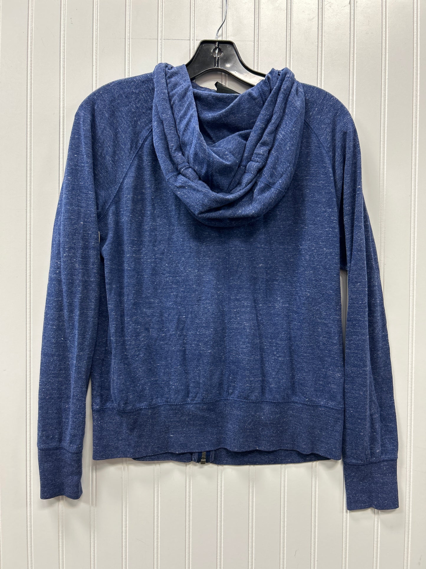 Athletic Top Ls Hoodie By Nike In Blue, Size:M