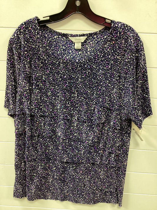 Top Ss By Cj Banks In Purple, Size:1X