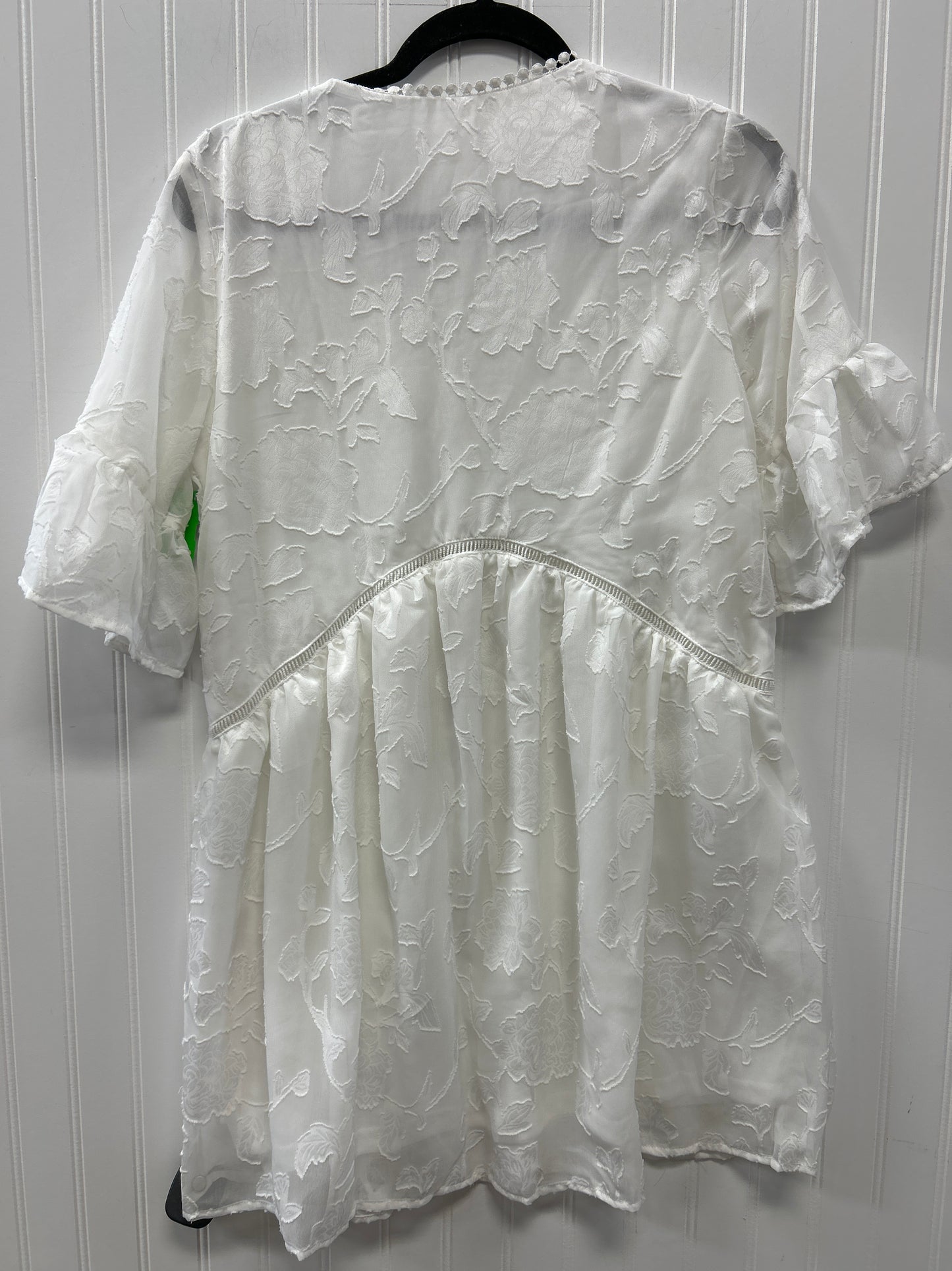 Dress Casual Midi By Cmc In White, Size:S