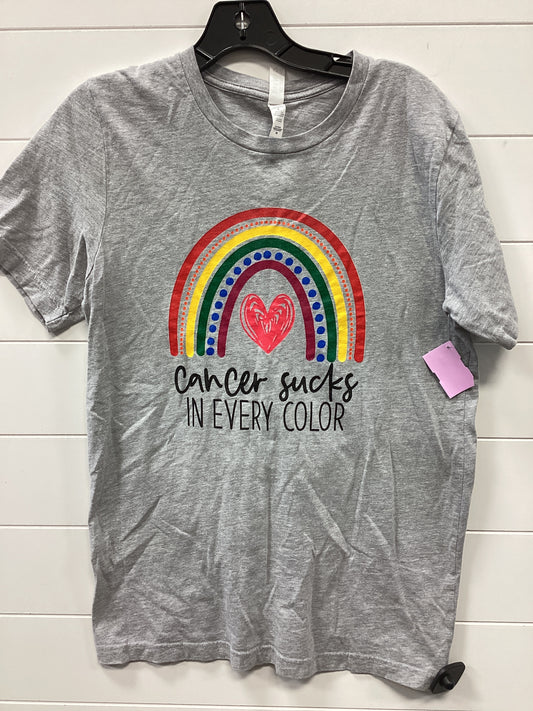 Top Ss By Bella + Canvas In Grey, Size:M