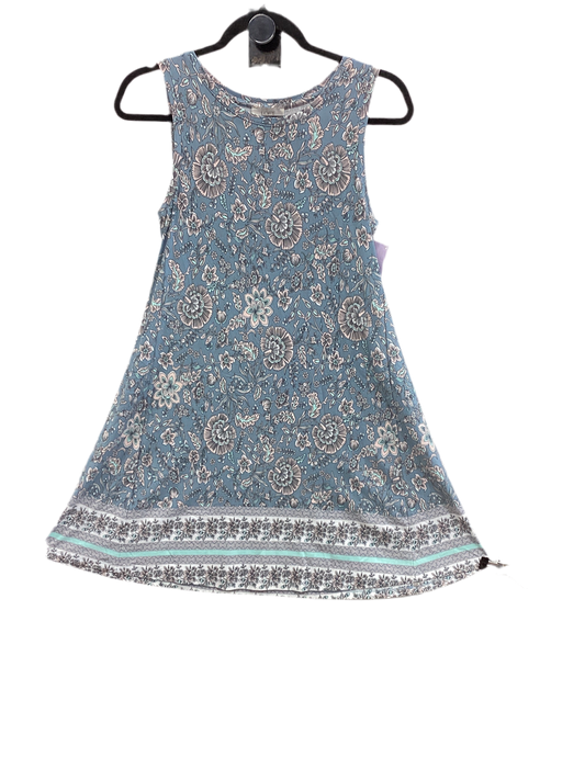 Dress Casual Midi By Loft In Blue, Size:Xs