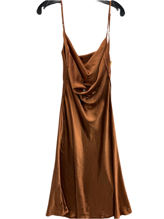Dress Party Long By Cmc In Brown, Size:S