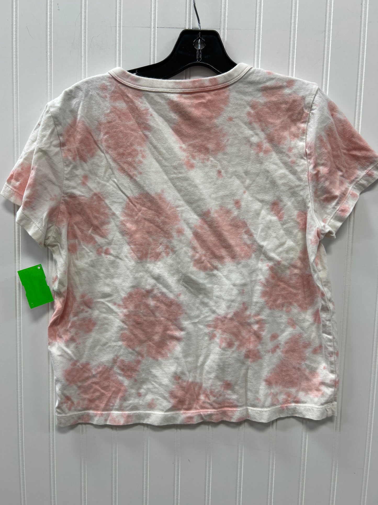 Top Ss By Vans In Pink & White, Size:L