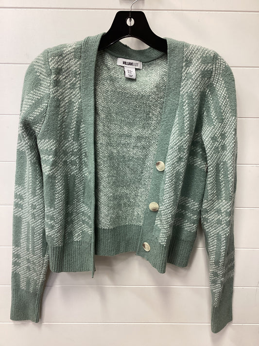 Sweater Cardigan By William Rast In Green, Size:M