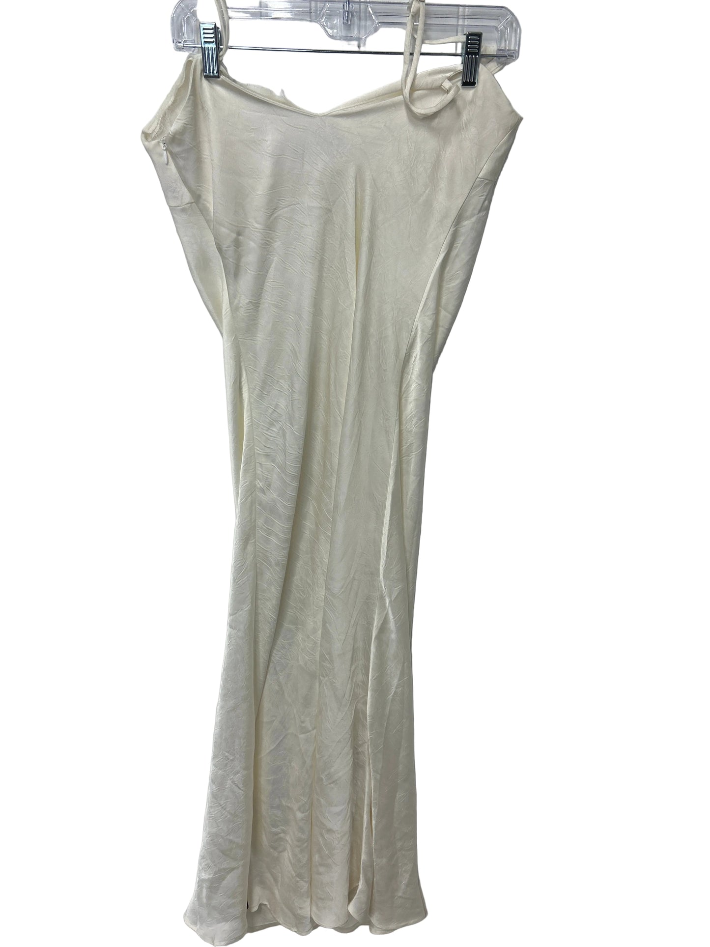Dress Casual Maxi By Cmc In White, Size:Xl