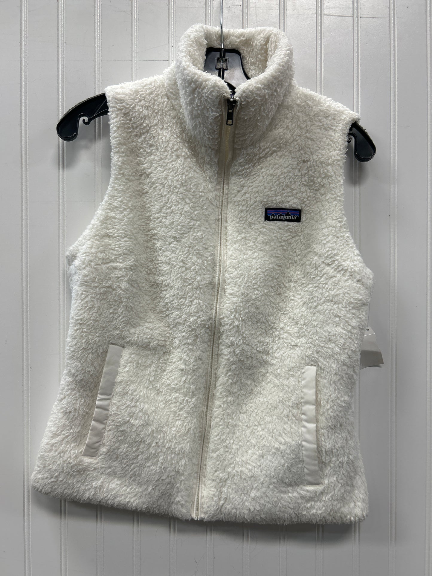 Vest Faux Fur & Sherpa By Patagonia In White, Size:S