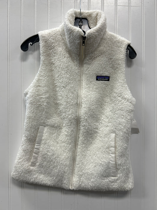 Vest Faux Fur & Sherpa By Patagonia In White, Size:S