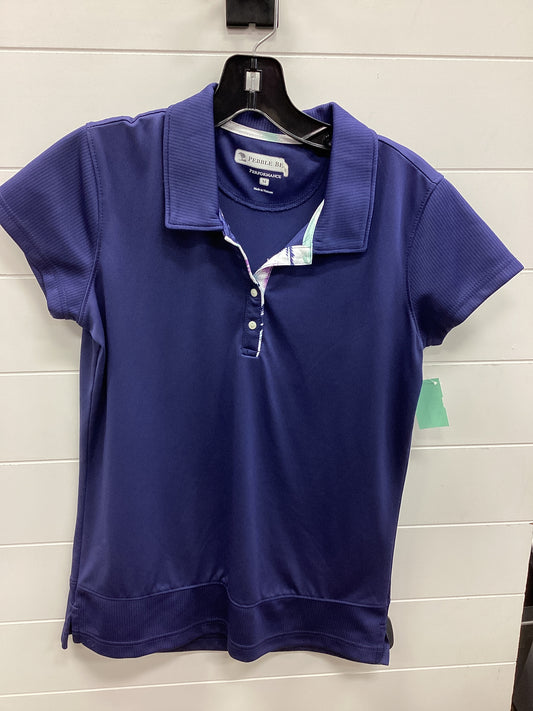 Athletic Top Ss By Cmc In Blue, Size:M