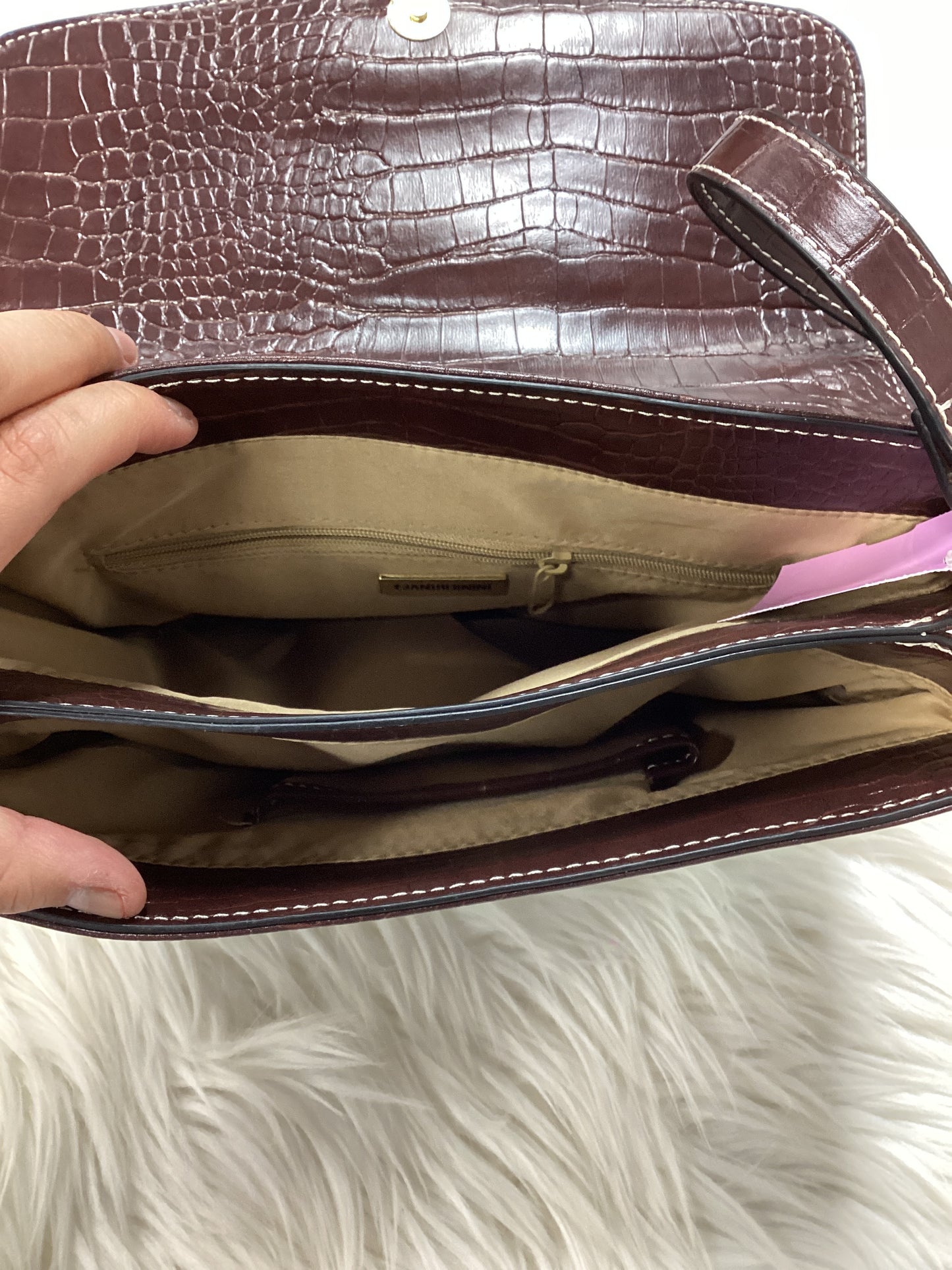 Handbag By Giani Bernini In Brown, Size:Medium