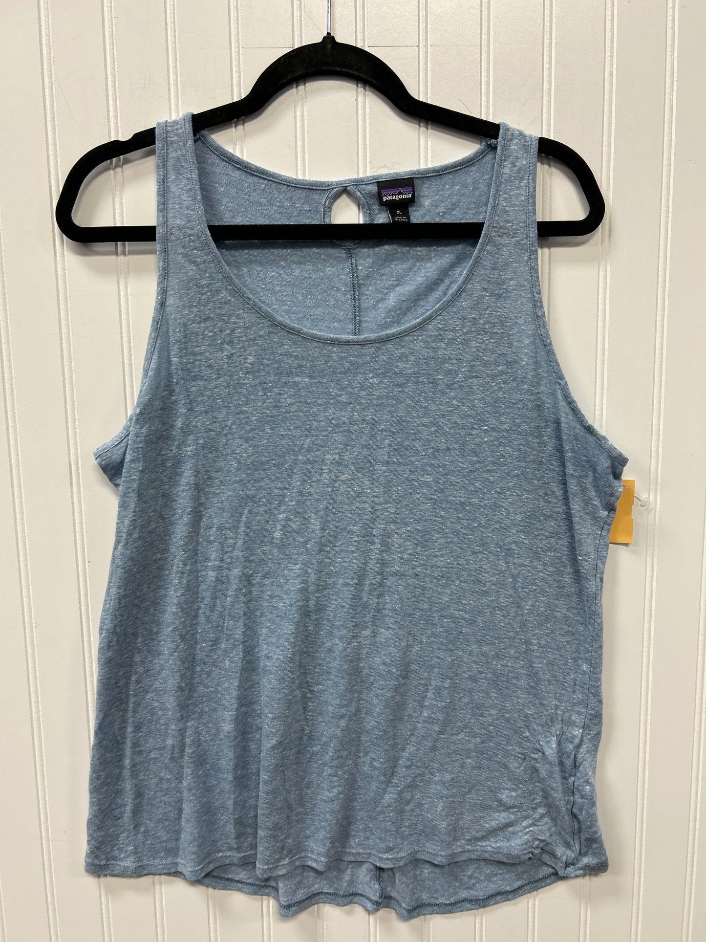 Athletic Tank Top By Patagonia In Blue, Size:Xl