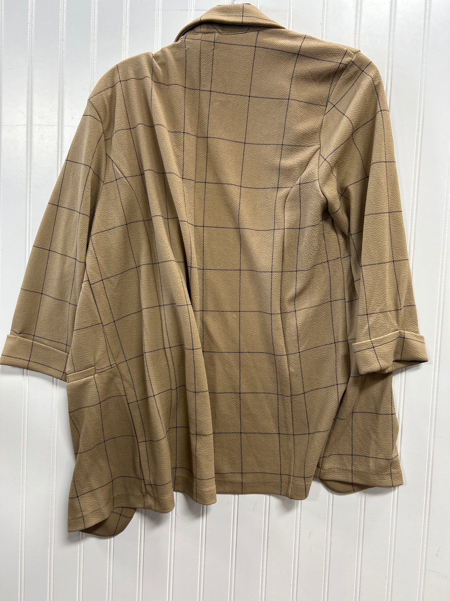 Blazer By Maurices In Tan, Size:Xl