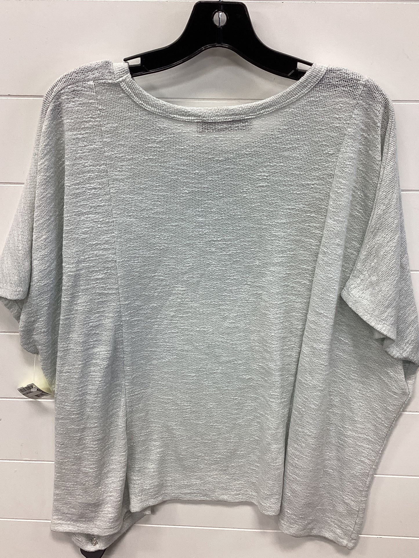 Top Ss By Zenana Outfitters In Grey, Size:1X