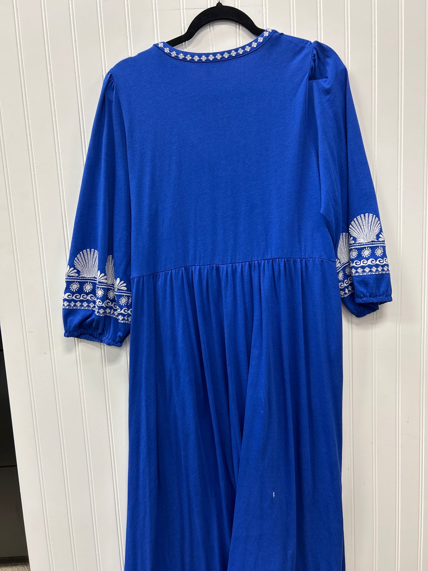 Dress Casual Maxi By Boden In Blue, Size:12P