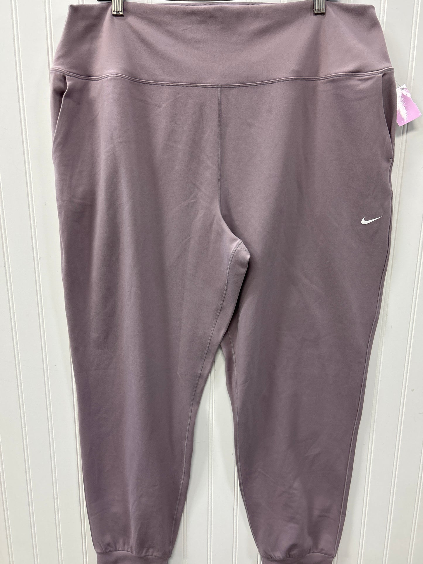 Athletic Pants By Nike Apparel In Purple, Size:Xxl
