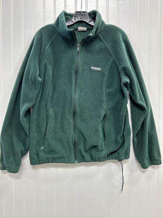 Jacket Fleece By Columbia In Green, Size:1X