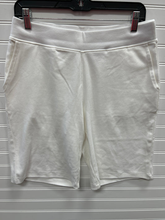 Shorts By Coldwater Creek In White, Size:Sp