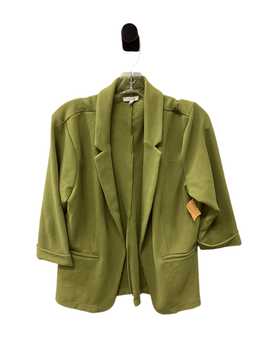 Blazer By Maurices In Chartreuse, Size:Xl