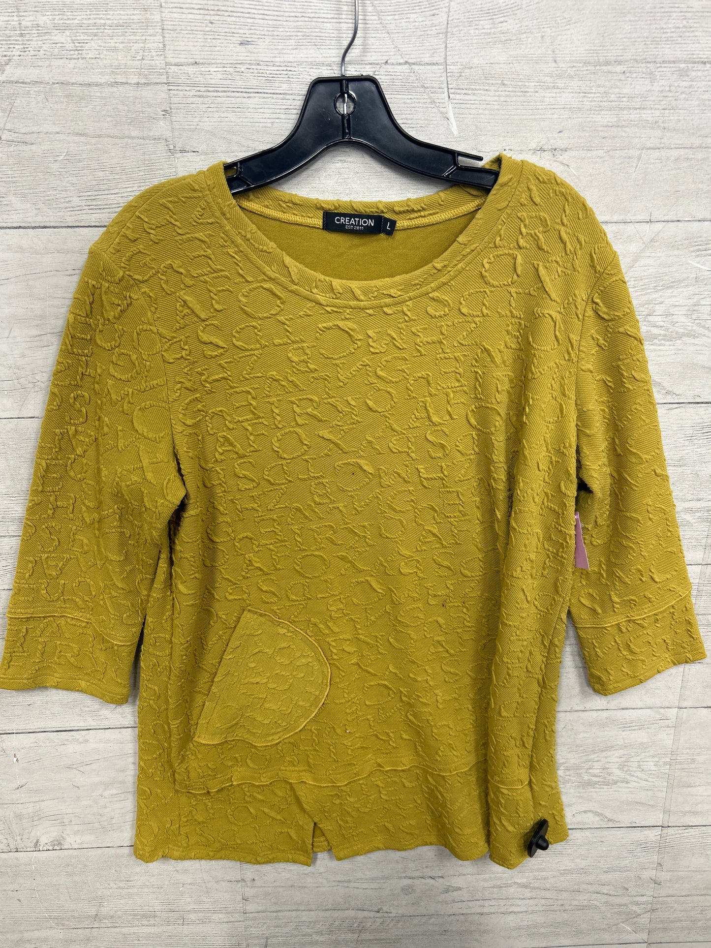 Top Ls By Cmc In Yellow, Size:L
