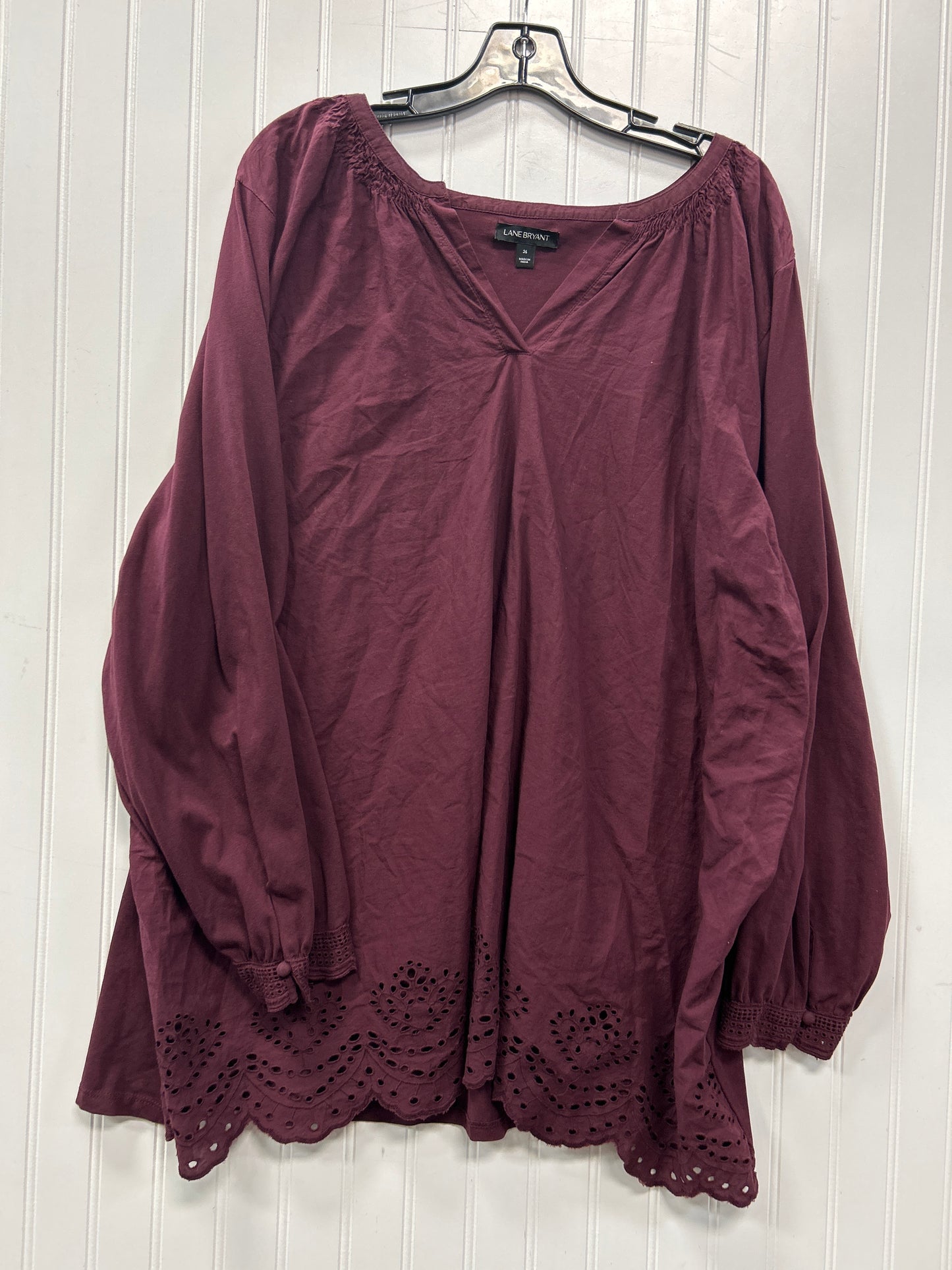 Top Ls By Lane Bryant In Purple, Size:3X