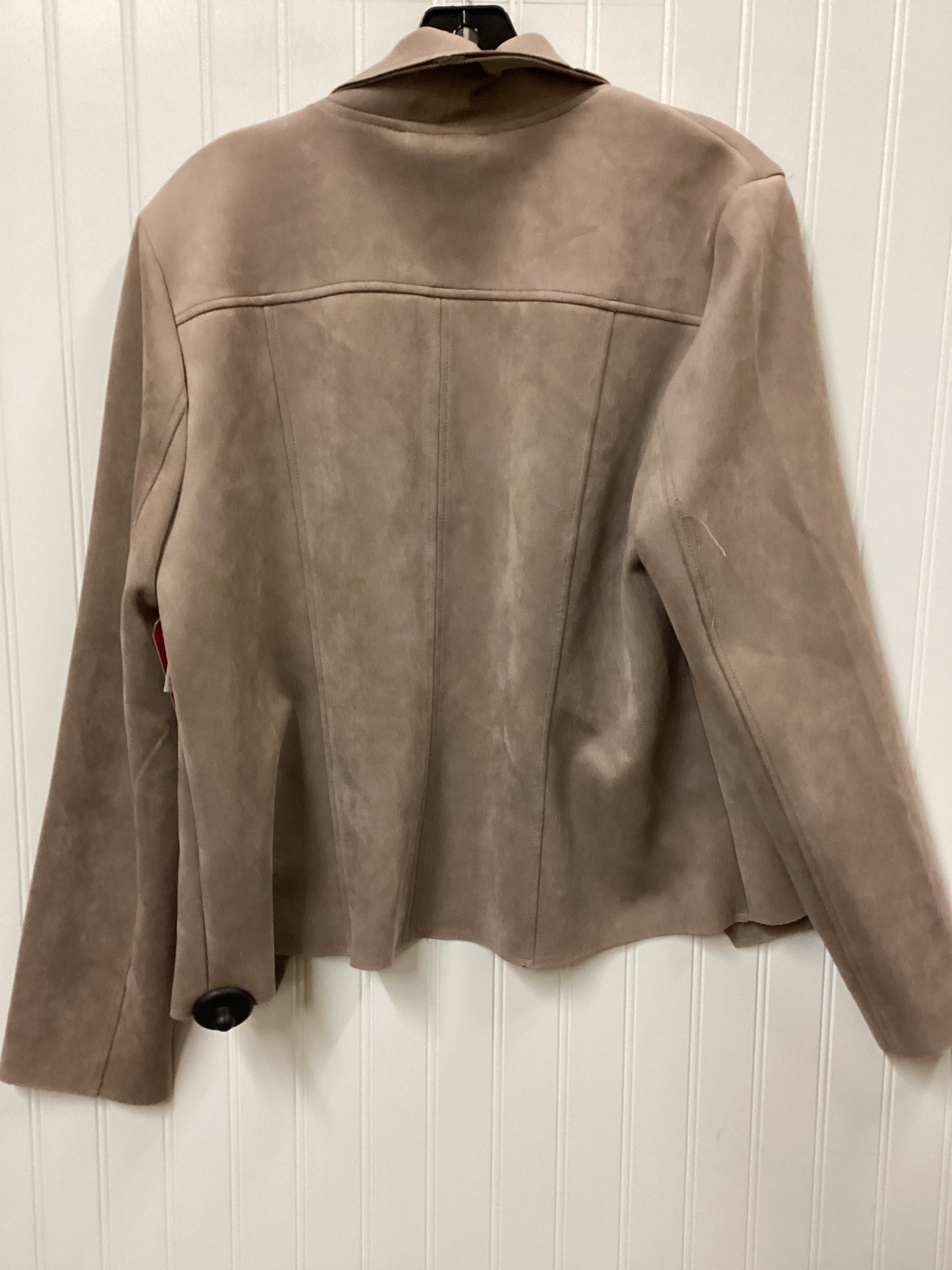 Blazer By Philosophy In Tan, Size:L