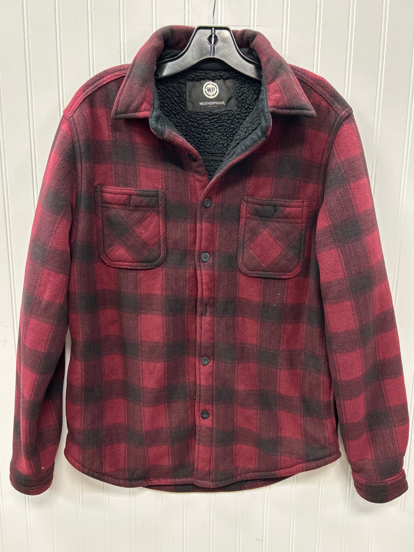 Jacket Fleece By Weatherproof In Red, Size:S