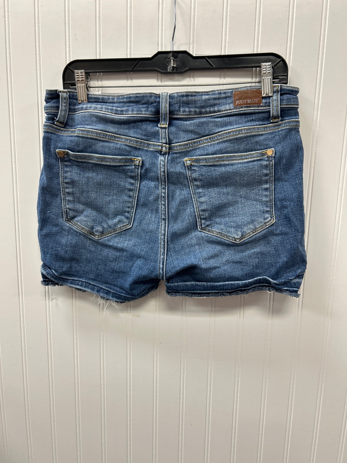 Shorts By Judy Blue In Blue Denim, Size:L