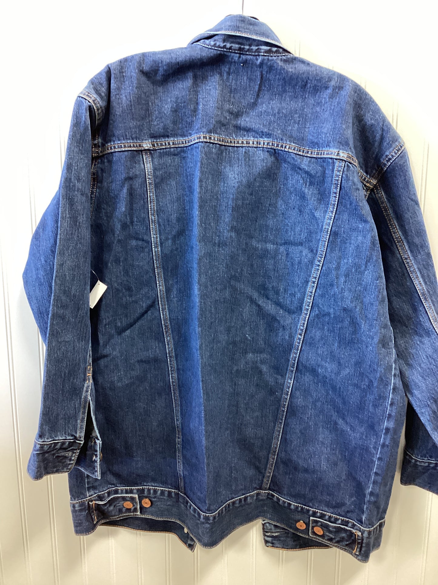 Jacket Denim By Gap In Blue Denim, Size:S