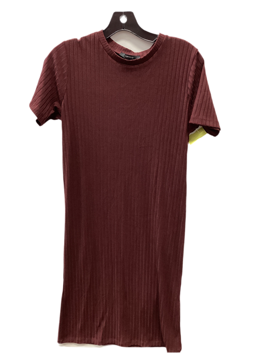 Dress Casual Maxi By Forever 21 In Maroon, Size:M