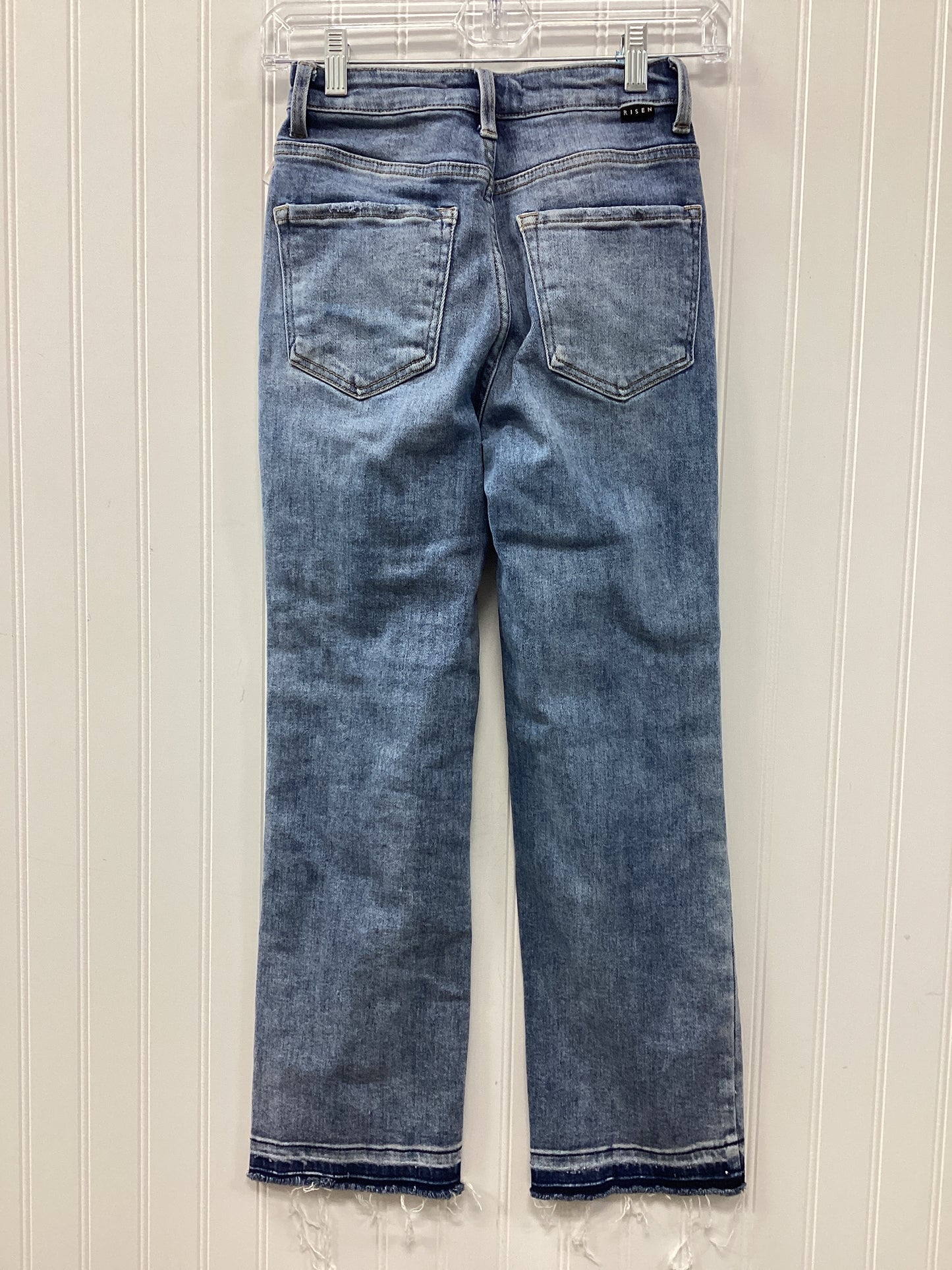 Jeans Straight By Risen In Blue Denim, Size:0