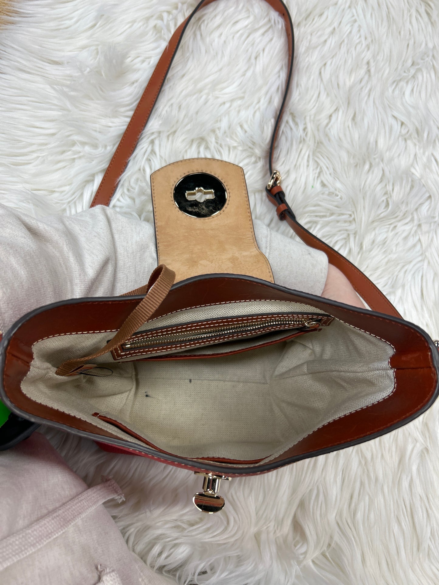Handbag Designer By Dooney And Bourke In Red, Size:Medium