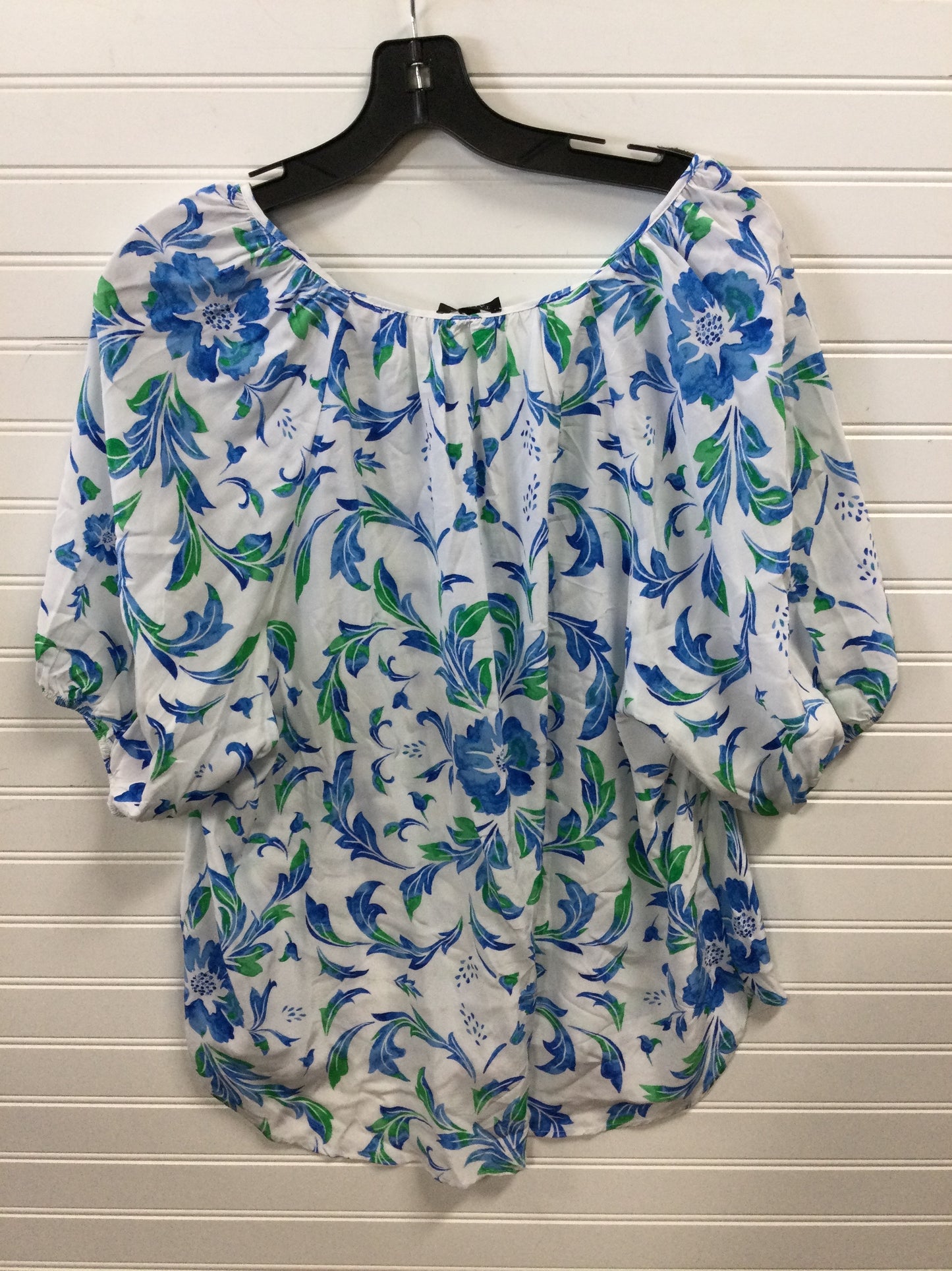 Top Ss By Talbots In Blue & White, Size:Xl