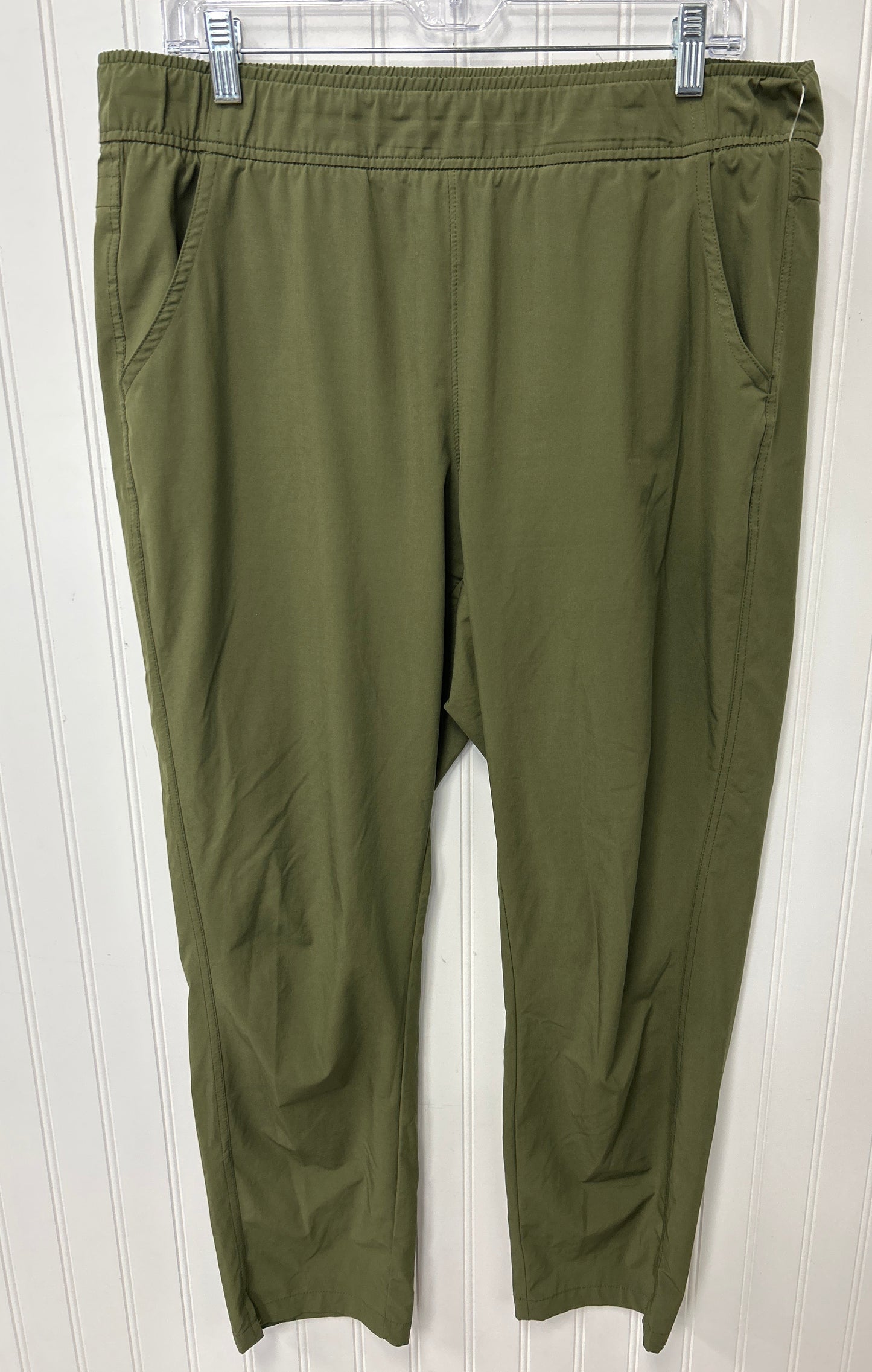 Athletic Pants By Eddie Bauer In Green, Size:L