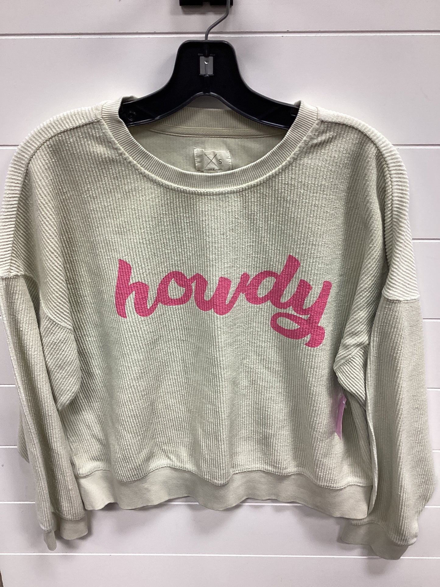 Top Ls By Thread And Supply In Cream, Size:S