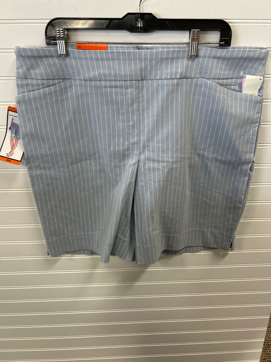 Shorts By Hilary Radley In Blue, Size:1X
