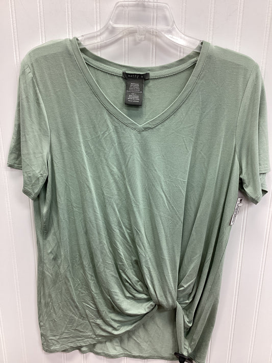 Top Ss By Matty M In Green, Size:L