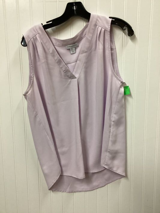 Blouse Sleeveless By Carolina Belle In Purple, Size:L