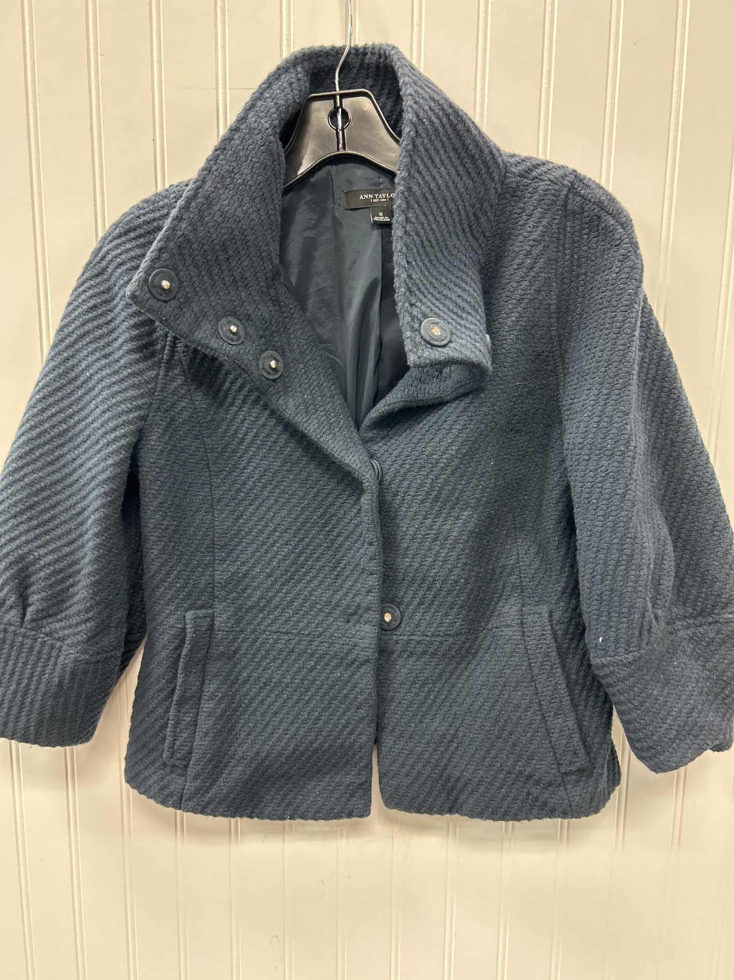 Blazer By Ann Taylor In Navy, Size:S