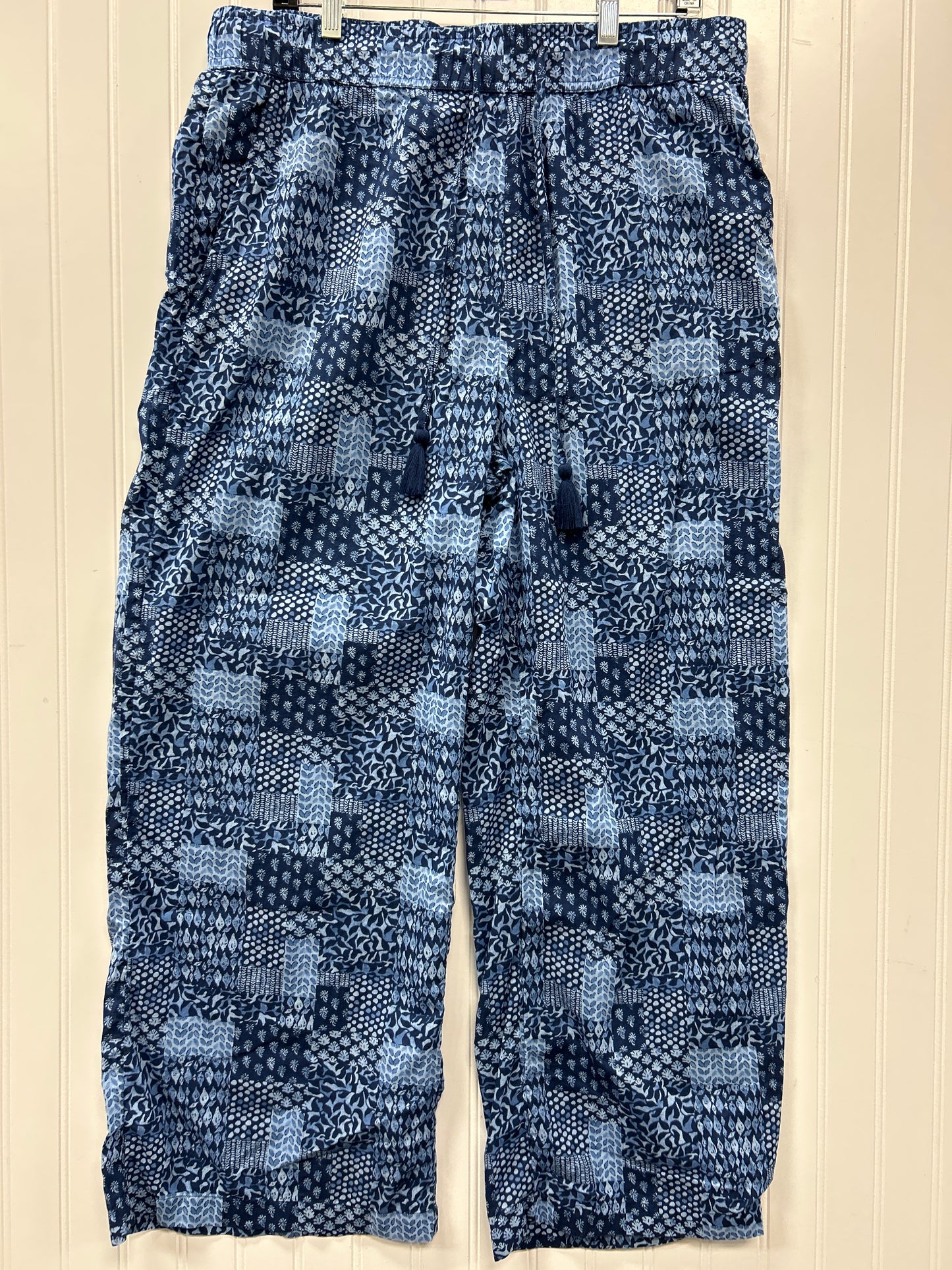 Pants Linen By Vineyard Vines In Blue, Size:L