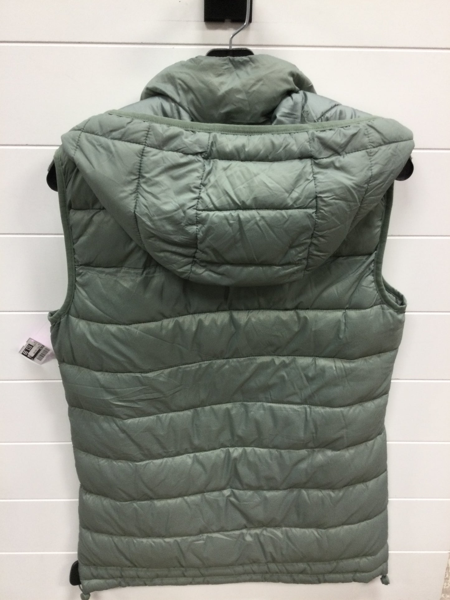 Vest Puffer & Quilted By Love Tree In Green, Size:M
