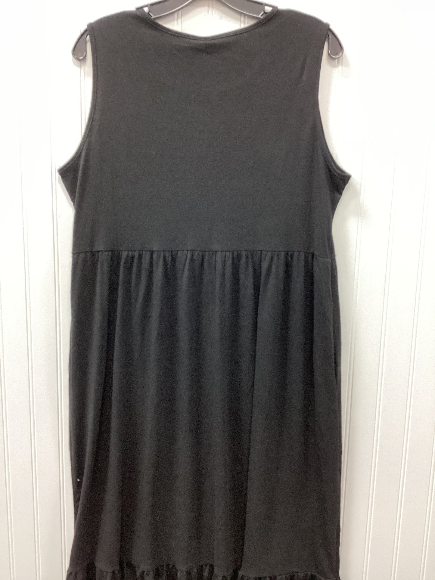 Dress Casual Maxi By Anrabess In Black, Size:L