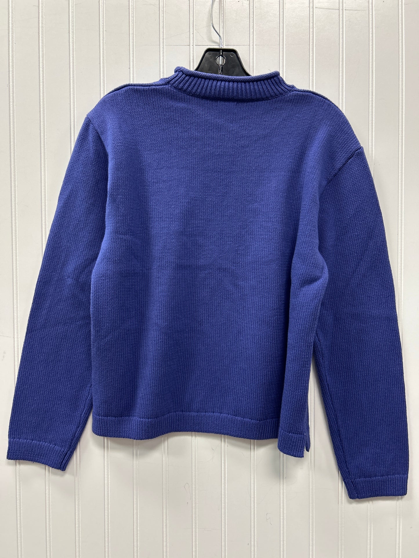 Sweater By J. Crew In Purple, Size:M NWT