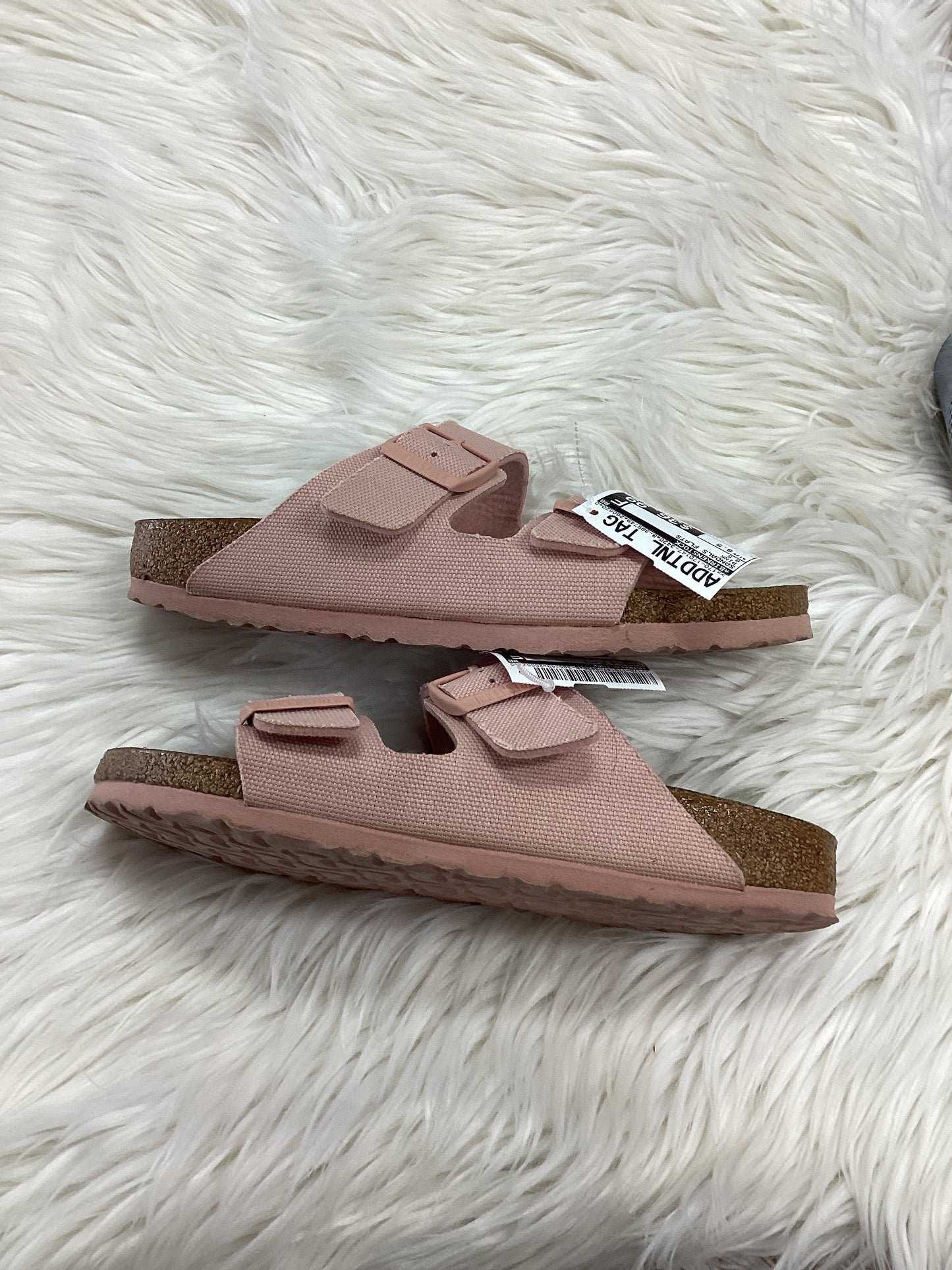 Sandals Flats By Birkenstock In Pink, Size:8.5