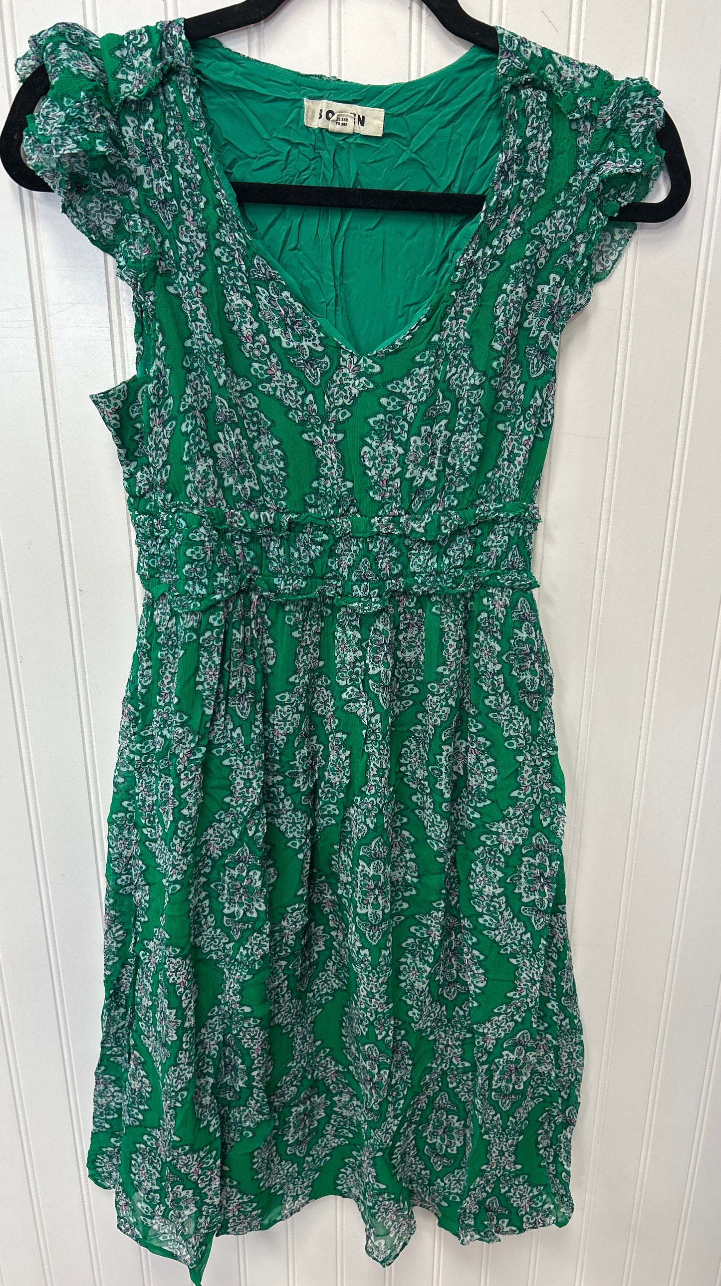 Dress Casual Midi By Boden In Green, Size:6