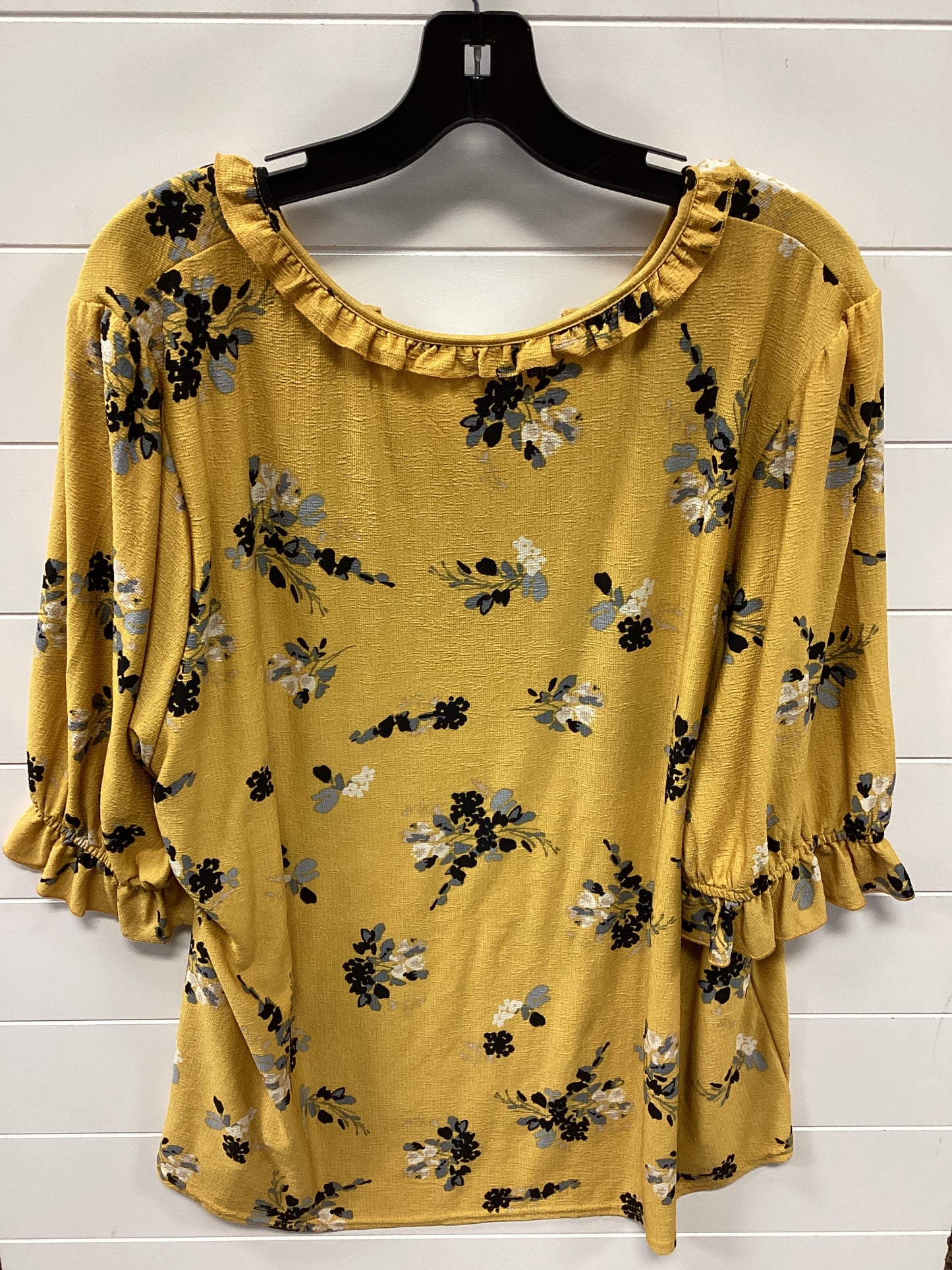 Top Ss By Melloday In Yellow, Size:2X