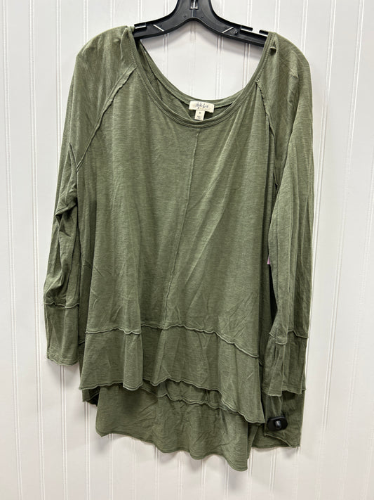 Top Ls By Style And Co Collection Women In Green, Size:Xl