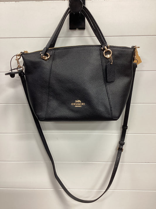 Handbag Designer By Coach In Black, Size:Medium